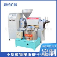 小型植物榨油機(jī) 全自動油菜籽榨油機(jī) 小型商用植物油榨油機(jī)