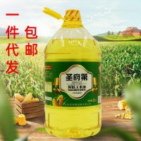 包郵山東圣府第 5升食用油 非轉(zhuǎn)基因 物理壓榨 5L一級(jí)玉米胚芽油