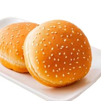 漢堡胚面包包胚商用早餐代餐加熱即食半成品奶香糕點(diǎn)法式軟面包