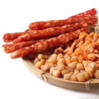 北海海味海鮮臘腸海鮮干貨瑤柱蝦米海豬肉臘腸批發零售